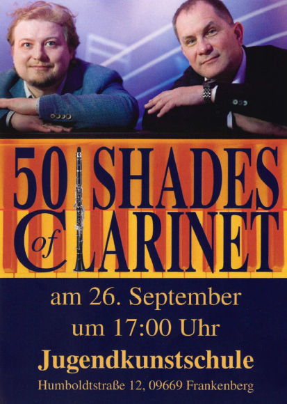 Konzert “50 Shades of Clarinet”